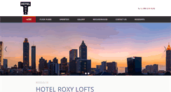 Desktop Screenshot of livehotelroxy.com